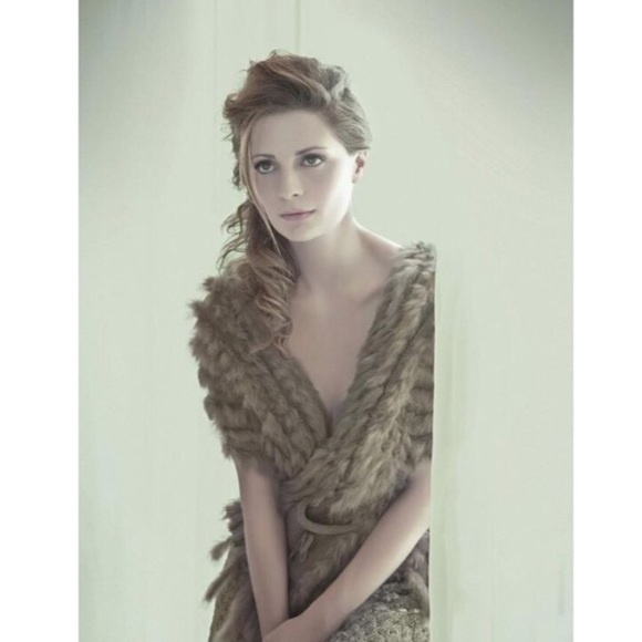 LAST Mischa Barton Aspen Fur Waistcoat Vest - Picture 5 of 5